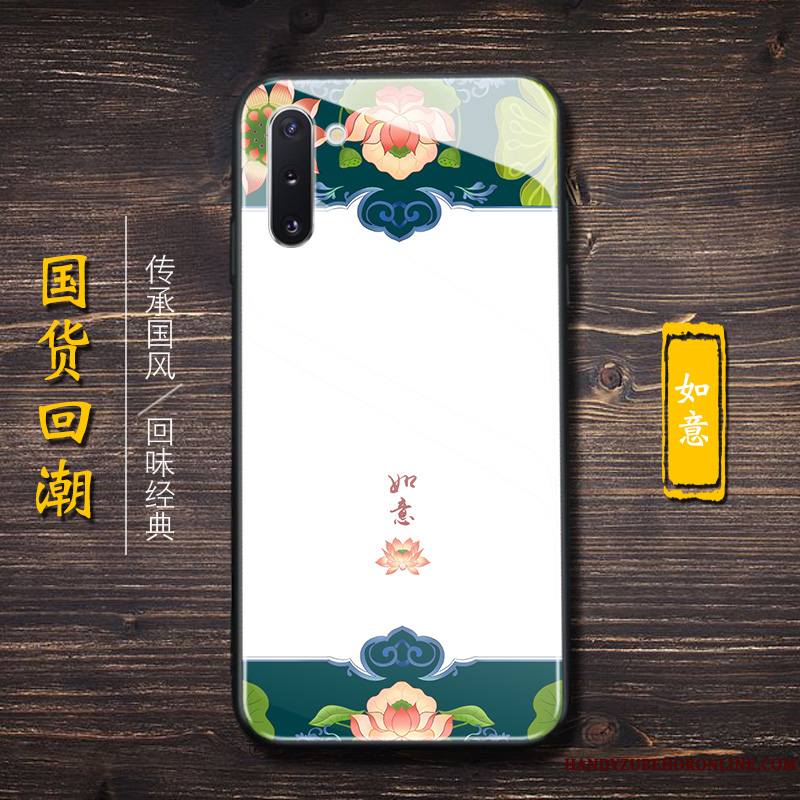 Samsung Galaxy Note 10 Silicone Style Chinois Étoile Tout Compris Coque Marque De Tendance De Téléphone