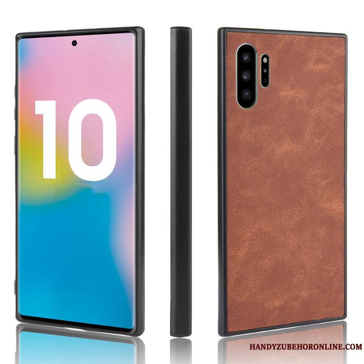 Samsung Galaxy Note 10+ Tout Compris Étoile Clair Petit Coque De Téléphone Noir