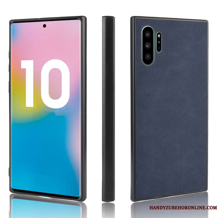 Samsung Galaxy Note 10+ Tout Compris Étoile Clair Petit Coque De Téléphone Noir