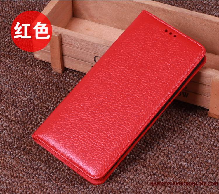 Samsung Galaxy Note 10+ Téléphone Portable Rouge Étui En Cuir Étoile Protection Housse Coque De Téléphone