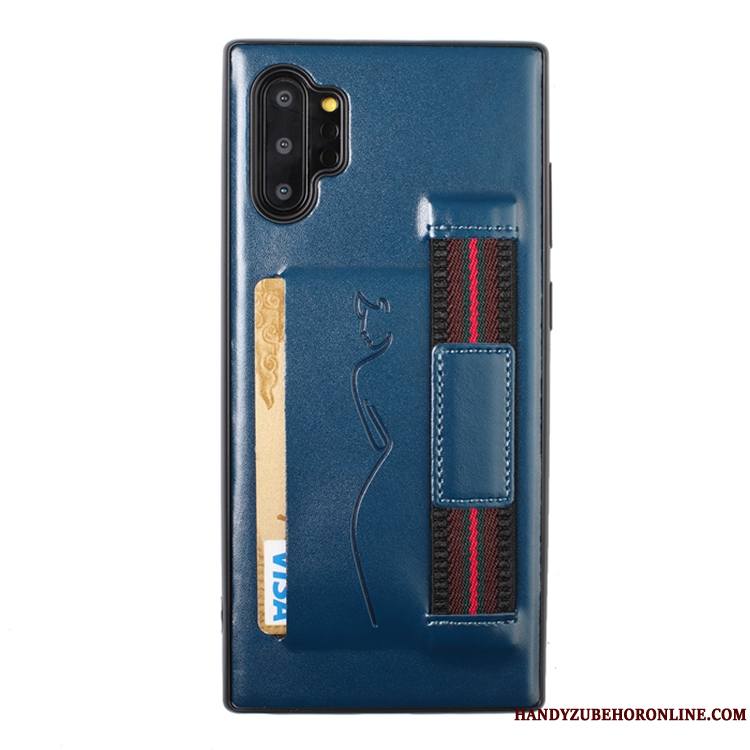 Samsung Galaxy Note 10+ Étoile Carte Étui Fluide Doux Rouge Coque De Téléphone