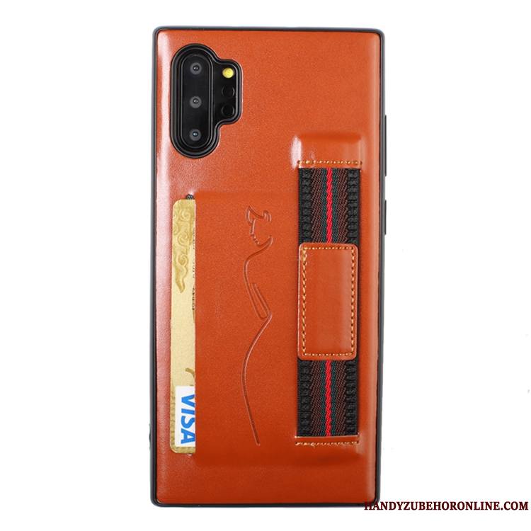 Samsung Galaxy Note 10+ Étoile Carte Étui Fluide Doux Rouge Coque De Téléphone