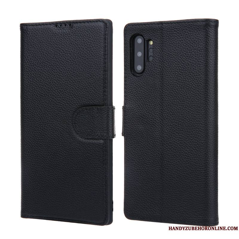 Samsung Galaxy Note 10+ Étoile Étui En Cuir Coque De Téléphone Housse