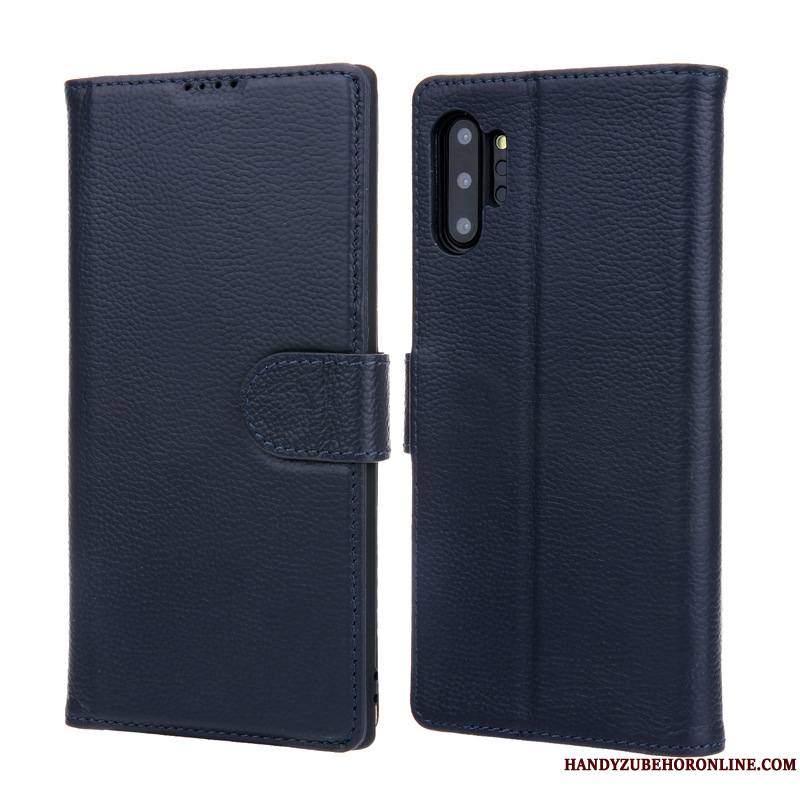 Samsung Galaxy Note 10+ Étoile Étui En Cuir Coque De Téléphone Housse