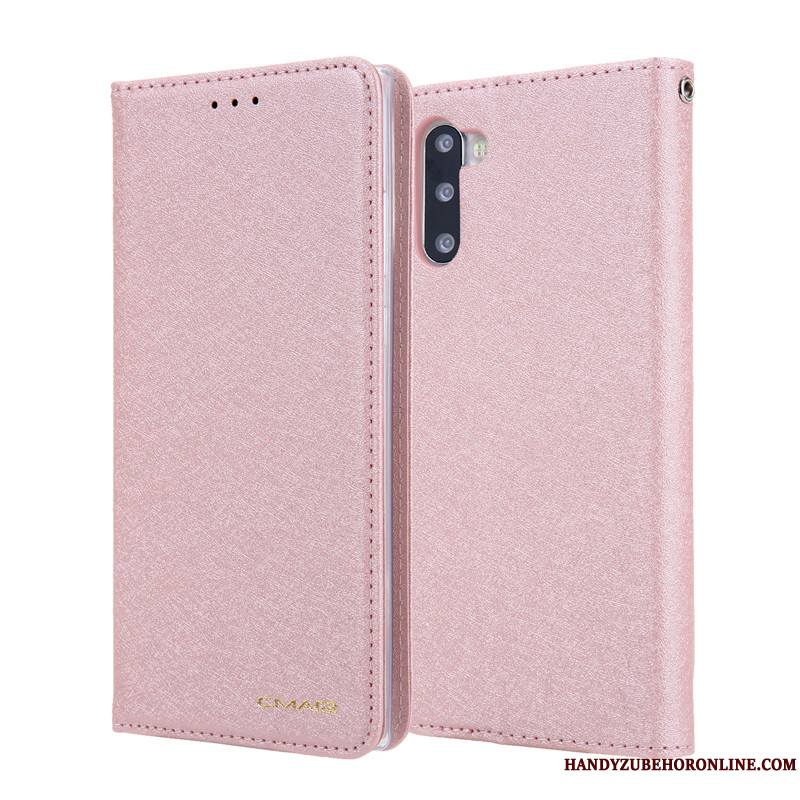 Samsung Galaxy Note 10 Étui Bleu Housse Coque De Téléphone Étui En Cuir Tout Compris Très Mince