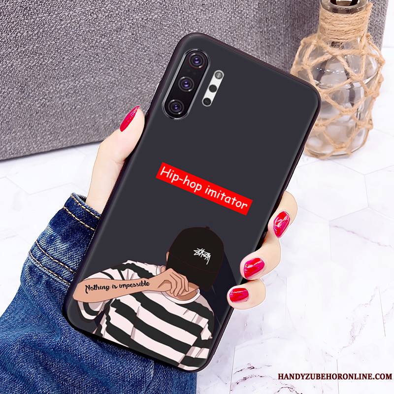 Samsung Galaxy Note 10+ Étui Vert Personnalité Hip Hop Coque De Téléphone Étoile Protection