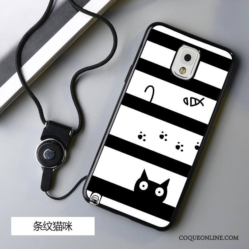 Samsung Galaxy Note 3 Coque De Téléphone Protection Incassable Blanc Étui Dessin Animé Tendance