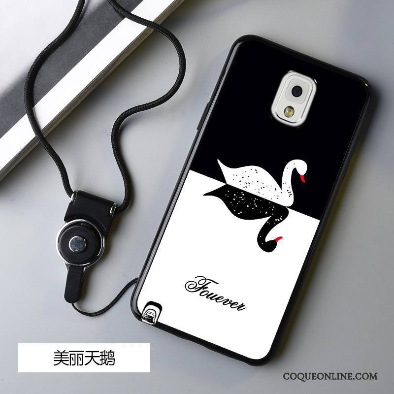 Samsung Galaxy Note 3 Coque De Téléphone Protection Incassable Blanc Étui Dessin Animé Tendance