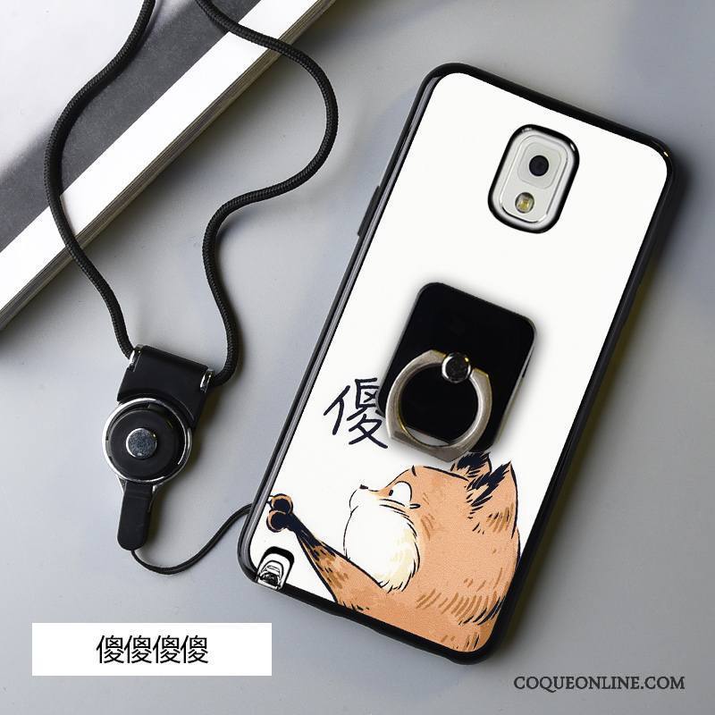 Samsung Galaxy Note 3 Coque De Téléphone Protection Incassable Blanc Étui Dessin Animé Tendance