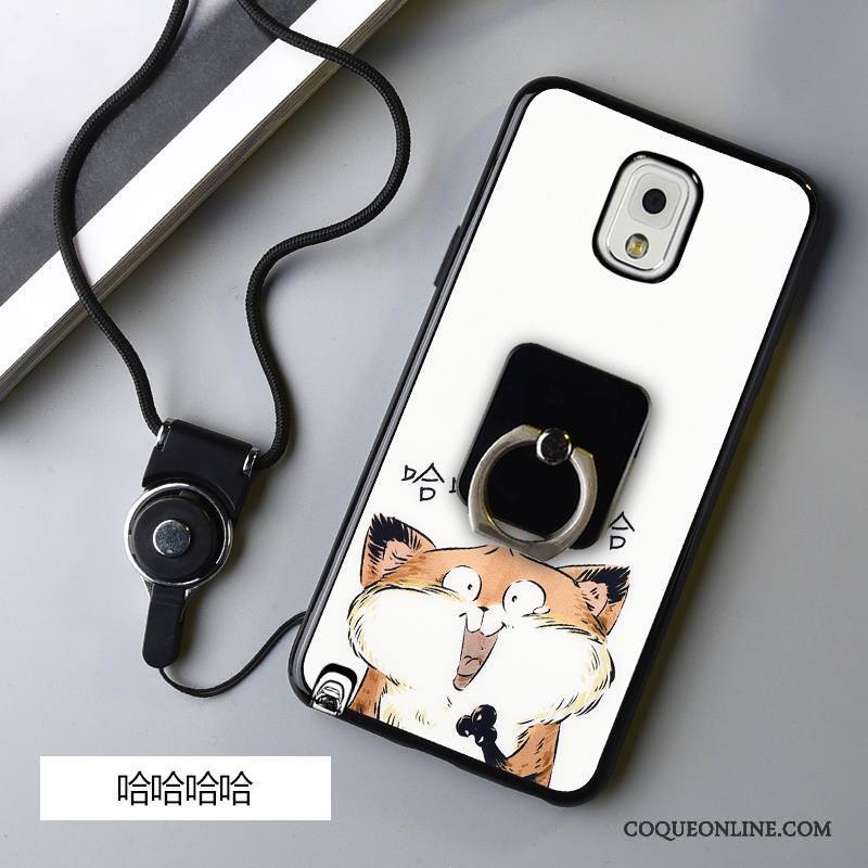 Samsung Galaxy Note 3 Coque De Téléphone Protection Incassable Blanc Étui Dessin Animé Tendance