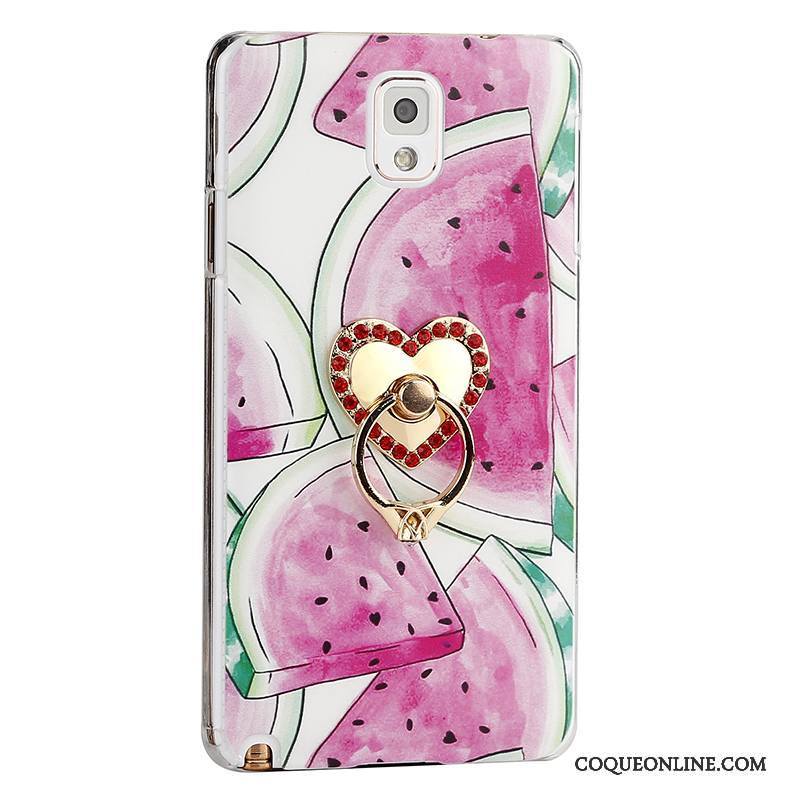 Samsung Galaxy Note 3 Protection Coque Difficile Téléphone Portable Étoile Rose Dessin Animé