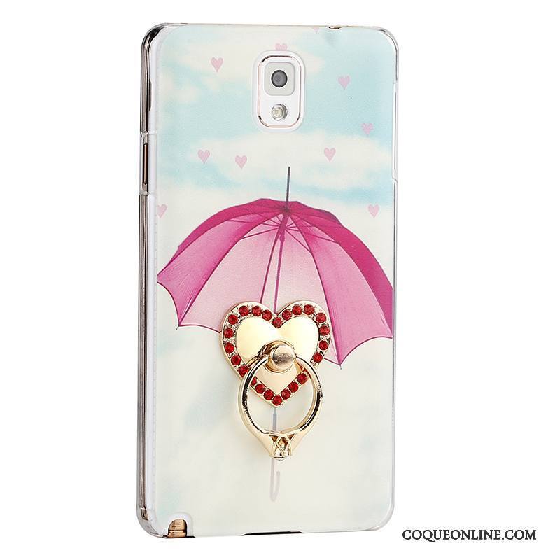 Samsung Galaxy Note 3 Protection Coque Difficile Téléphone Portable Étoile Rose Dessin Animé