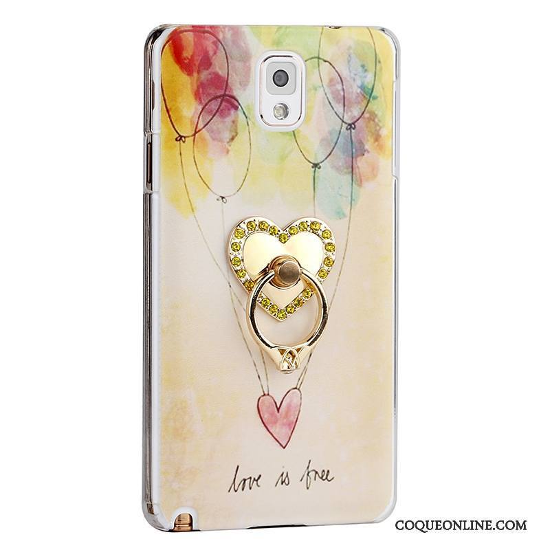 Samsung Galaxy Note 3 Protection Coque Difficile Téléphone Portable Étoile Rose Dessin Animé