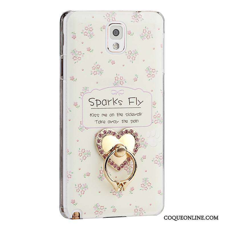 Samsung Galaxy Note 3 Protection Coque Difficile Téléphone Portable Étoile Rose Dessin Animé