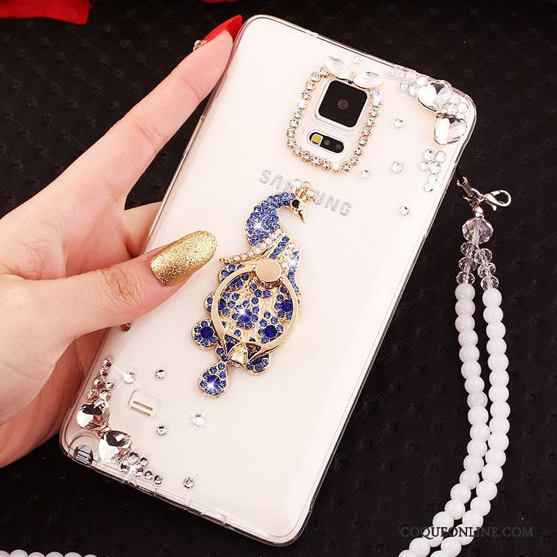 Samsung Galaxy Note 3 Strass Ornements Suspendus Incassable Protection Étui Anneau Coque De Téléphone