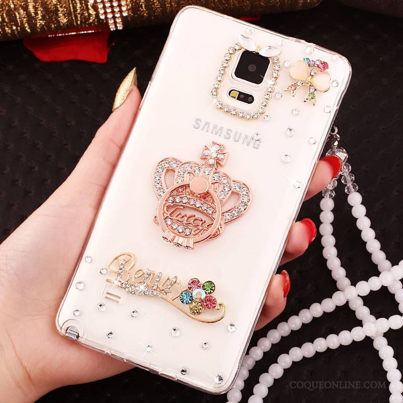 Samsung Galaxy Note 3 Strass Ornements Suspendus Incassable Protection Étui Anneau Coque De Téléphone