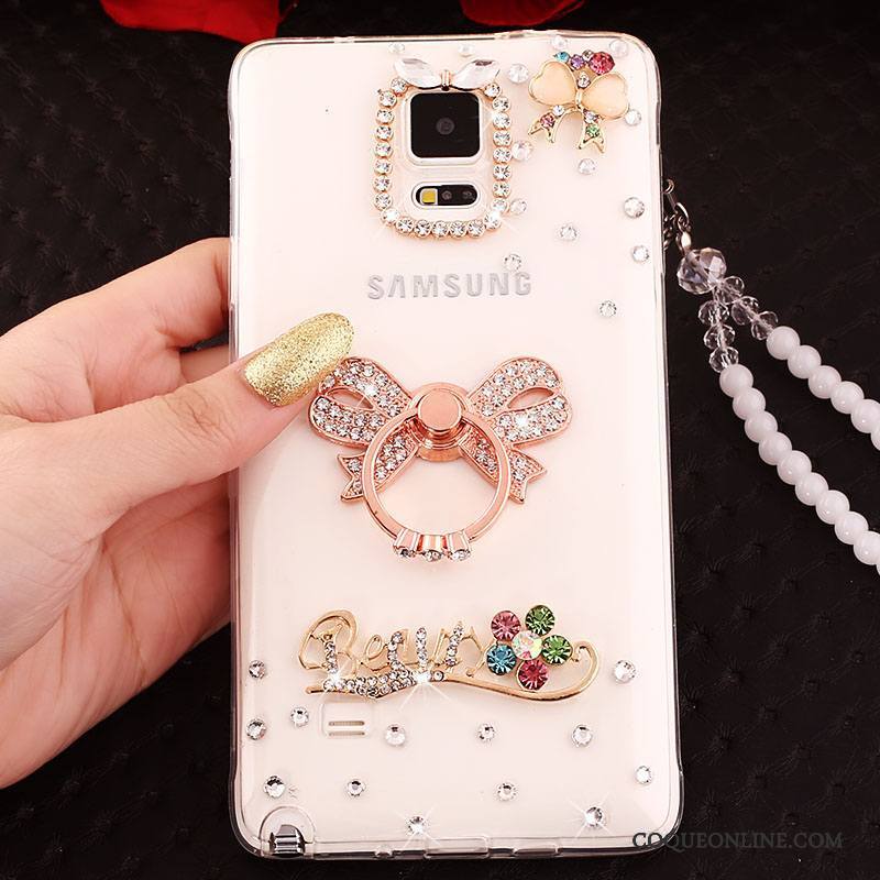 Samsung Galaxy Note 3 Strass Ornements Suspendus Incassable Protection Étui Anneau Coque De Téléphone