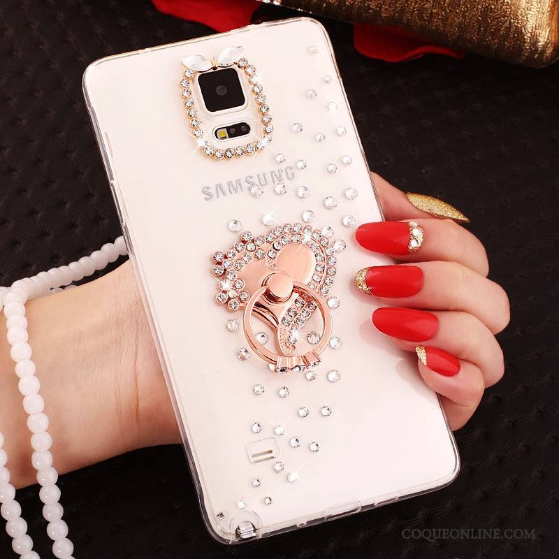 Samsung Galaxy Note 3 Strass Ornements Suspendus Incassable Protection Étui Anneau Coque De Téléphone