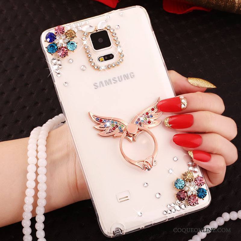 Samsung Galaxy Note 3 Strass Ornements Suspendus Incassable Protection Étui Anneau Coque De Téléphone