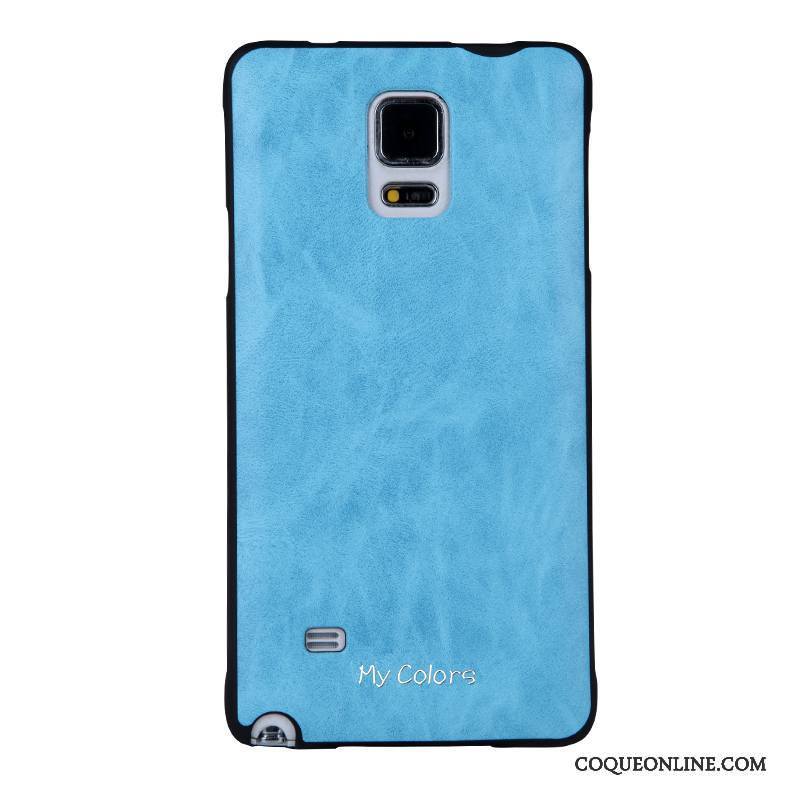 Samsung Galaxy Note 4 Business Fluide Doux Étui Coque De Téléphone Étoile Protection Noir