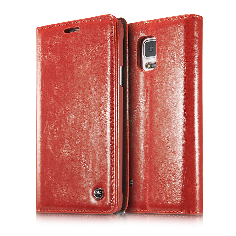 Samsung Galaxy Note 4 Coque Carte Business Étoile Cuir Protection Étui En Cuir Téléphone Portable