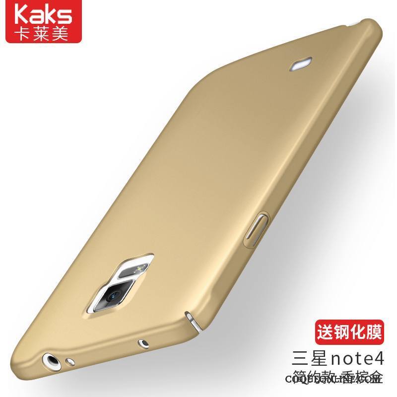 Samsung Galaxy Note 4 Coque De Téléphone Délavé En Daim Protection Tout Compris Très Mince Difficile Étoile