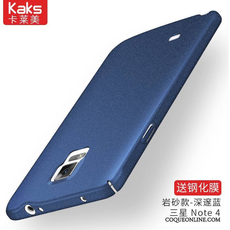 Samsung Galaxy Note 4 Coque De Téléphone Délavé En Daim Protection Tout Compris Très Mince Difficile Étoile