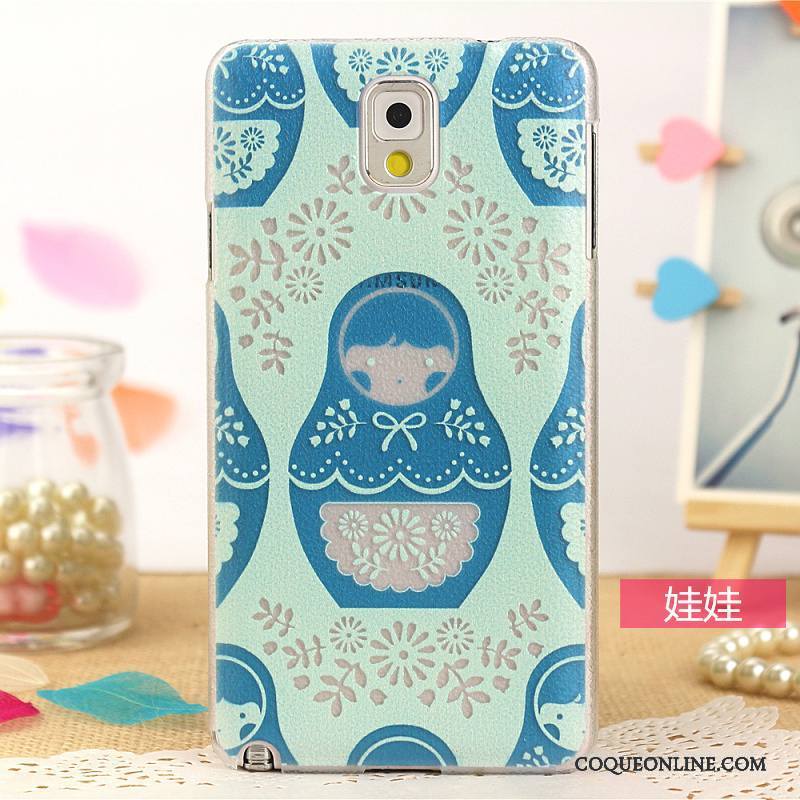 Samsung Galaxy Note 4 Coque Modèle Fleurie Difficile Peinture Dessin Animé Étui Multicolore