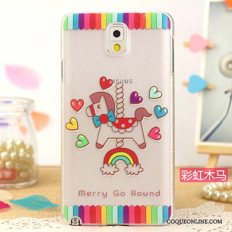 Samsung Galaxy Note 4 Coque Modèle Fleurie Difficile Peinture Dessin Animé Étui Multicolore