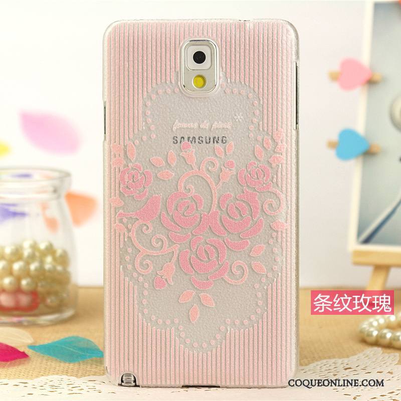 Samsung Galaxy Note 4 Coque Modèle Fleurie Difficile Peinture Dessin Animé Étui Multicolore
