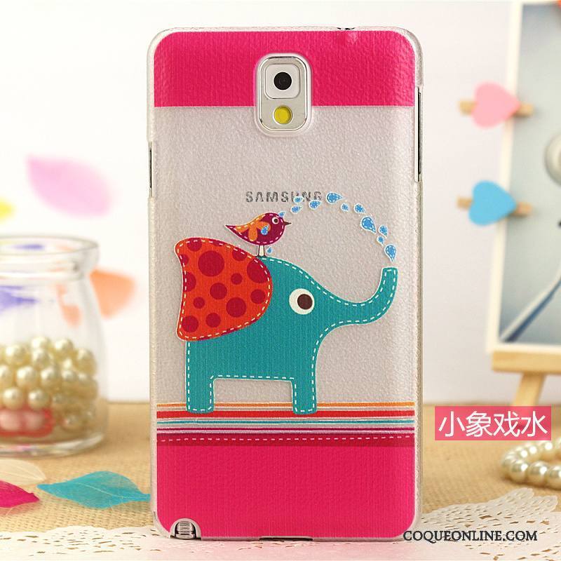 Samsung Galaxy Note 4 Coque Modèle Fleurie Difficile Peinture Dessin Animé Étui Multicolore