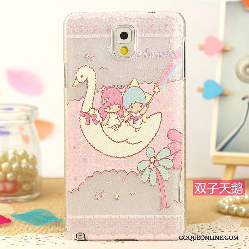 Samsung Galaxy Note 4 Coque Modèle Fleurie Difficile Peinture Dessin Animé Étui Multicolore