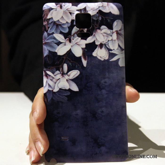 Samsung Galaxy Note 4 Coque Étui Créatif Rose Étoile Couvercle Arrière Charmant Protection