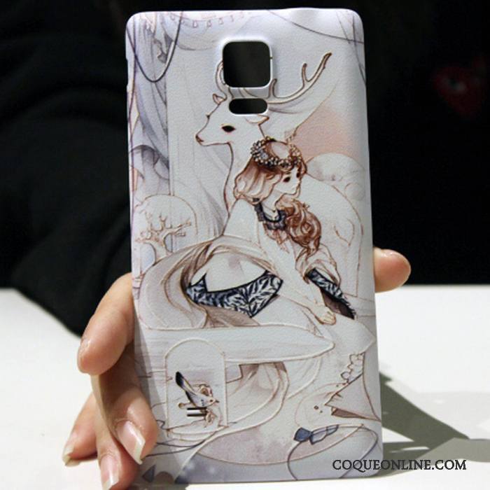 Samsung Galaxy Note 4 Coque Étui Créatif Rose Étoile Couvercle Arrière Charmant Protection