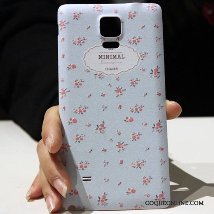 Samsung Galaxy Note 4 Coque Étui Créatif Rose Étoile Couvercle Arrière Charmant Protection