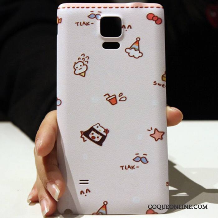 Samsung Galaxy Note 4 Coque Étui Créatif Rose Étoile Couvercle Arrière Charmant Protection