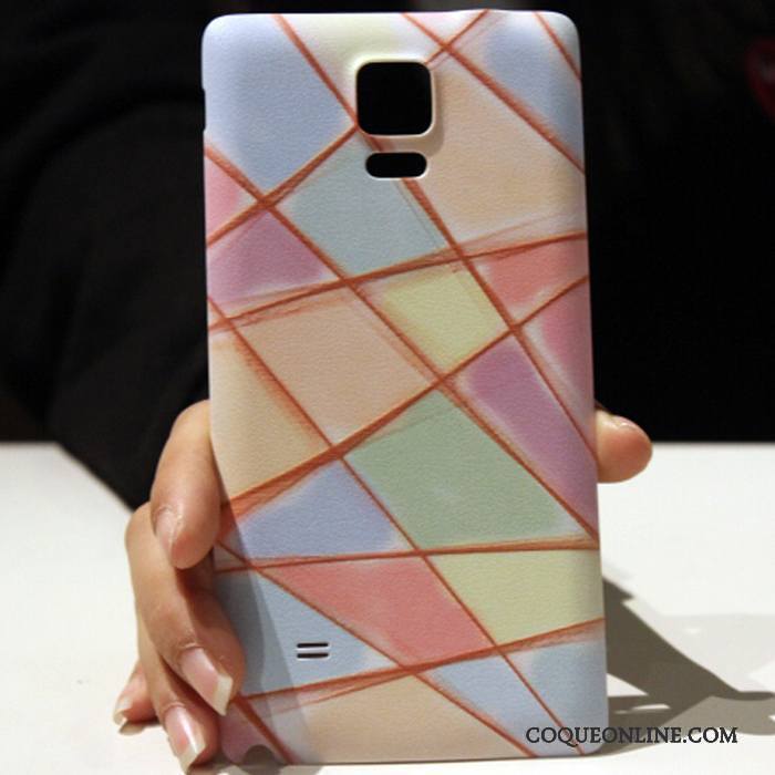 Samsung Galaxy Note 4 Coque Étui Créatif Rose Étoile Couvercle Arrière Charmant Protection