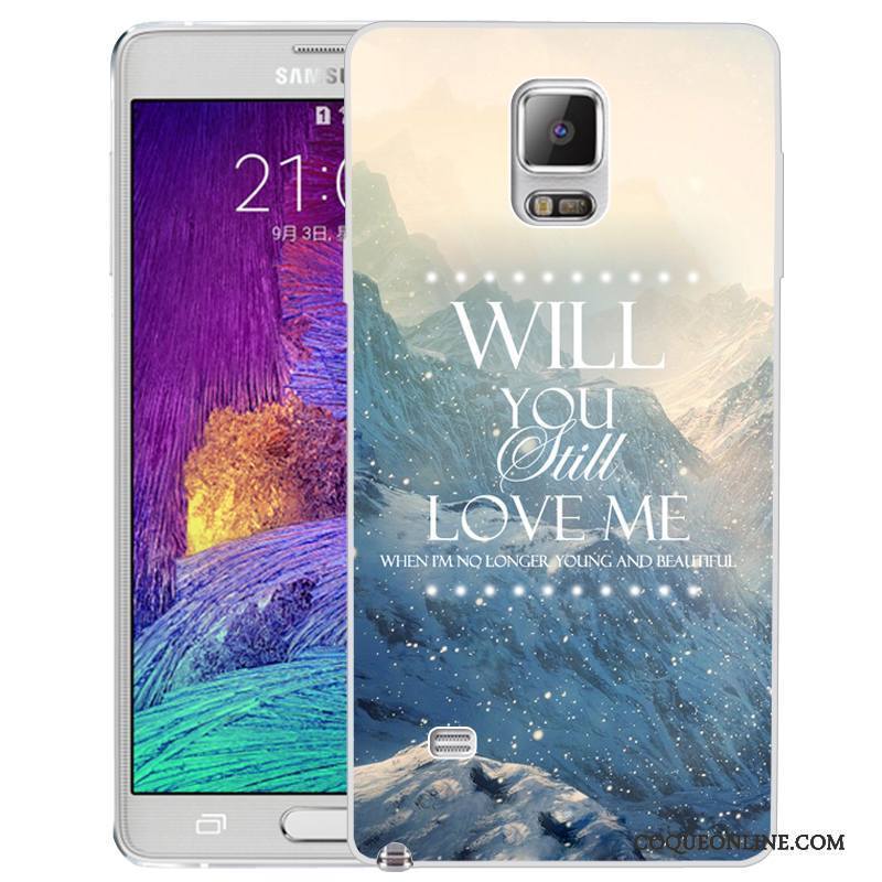 Samsung Galaxy Note 4 Dessin Animé Coque Étoile Fluide Doux Étui Silicone Protection