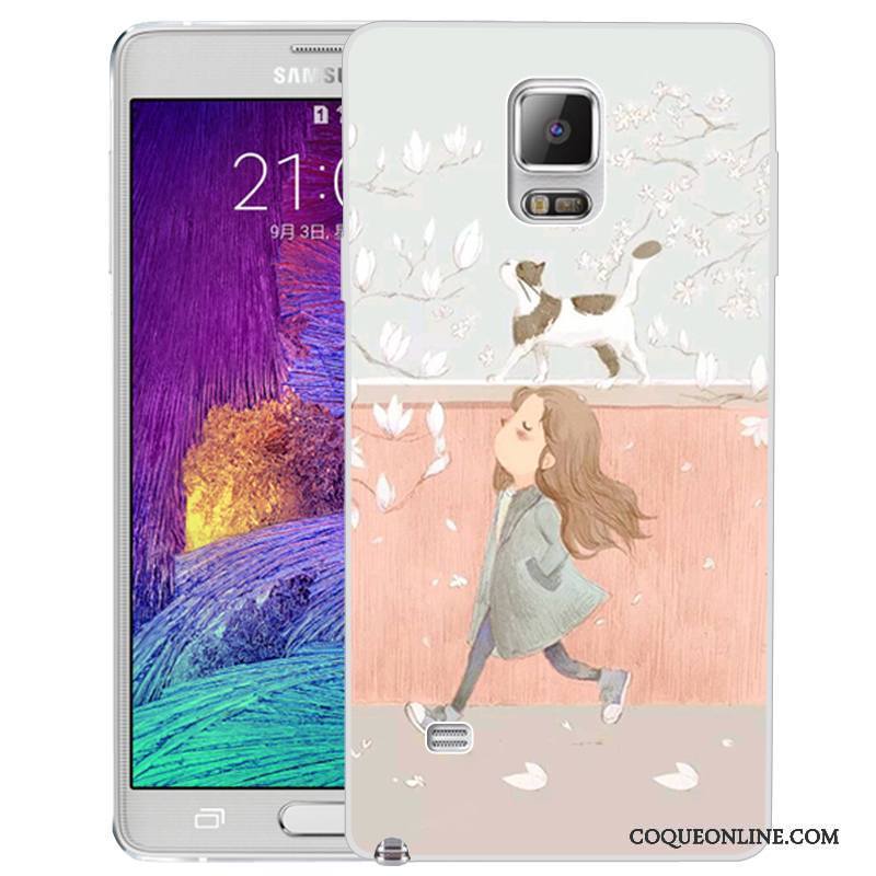 Samsung Galaxy Note 4 Dessin Animé Coque Étoile Fluide Doux Étui Silicone Protection