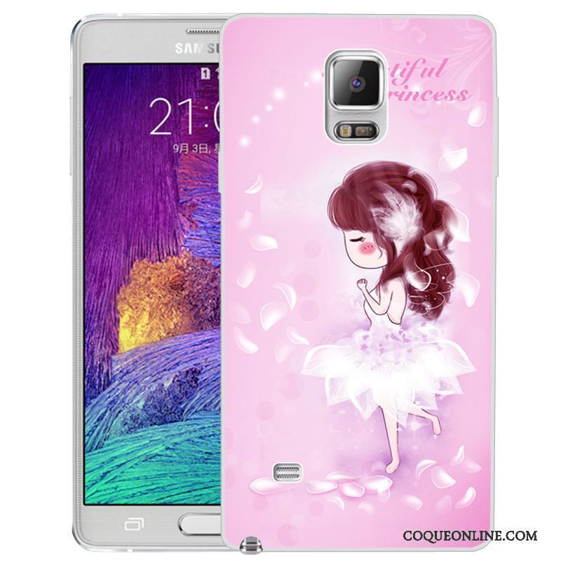 Samsung Galaxy Note 4 Dessin Animé Coque Étoile Fluide Doux Étui Silicone Protection