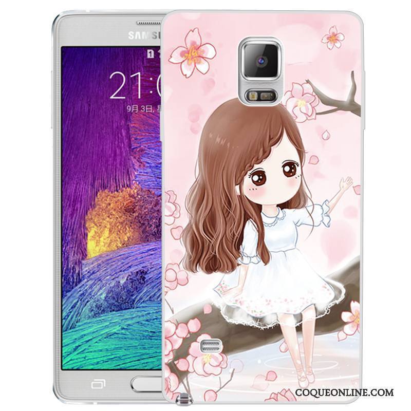 Samsung Galaxy Note 4 Dessin Animé Coque Étoile Fluide Doux Étui Silicone Protection