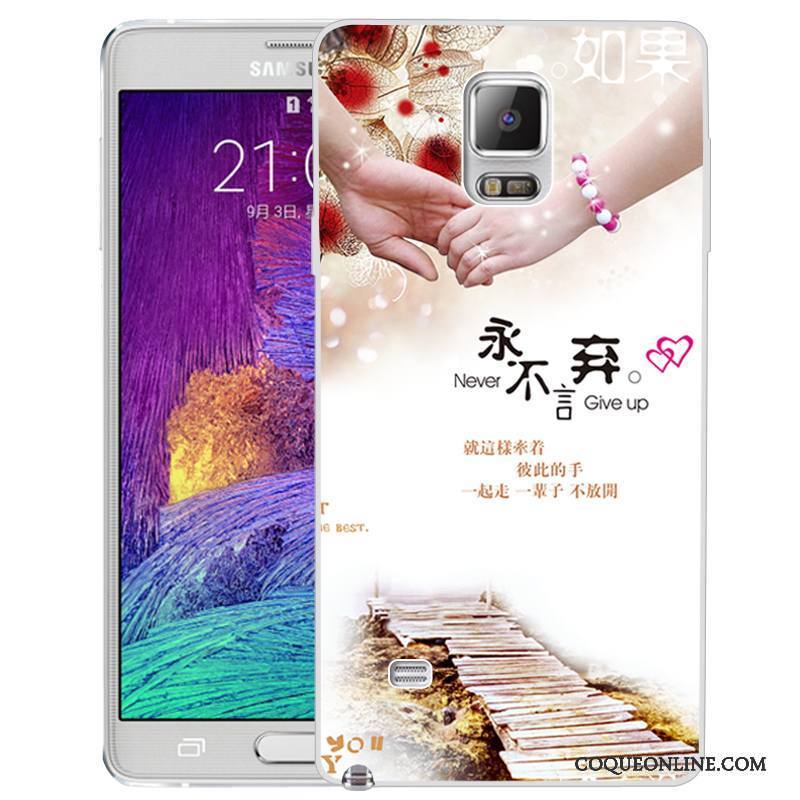 Samsung Galaxy Note 4 Dessin Animé Coque Étoile Fluide Doux Étui Silicone Protection