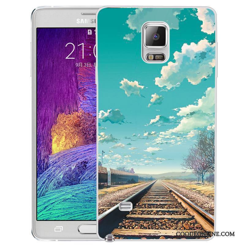 Samsung Galaxy Note 4 Dessin Animé Coque Étoile Fluide Doux Étui Silicone Protection