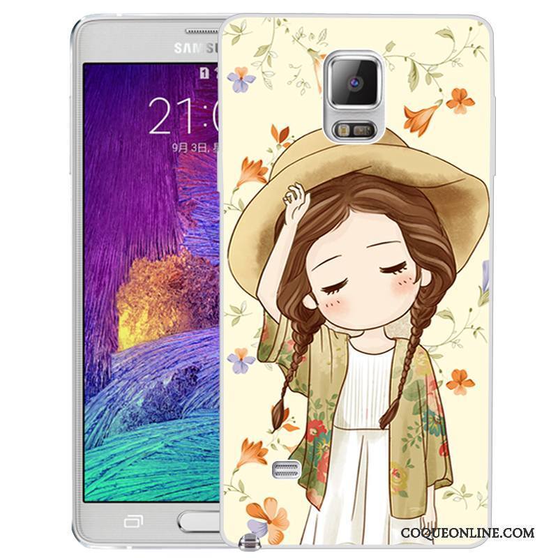 Samsung Galaxy Note 4 Dessin Animé Coque Étoile Fluide Doux Étui Silicone Protection