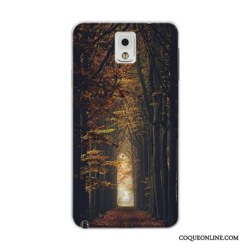 Samsung Galaxy Note 4 Frais Coque De Téléphone Paysage Étoile Tout Compris Tendance Bleu Clair