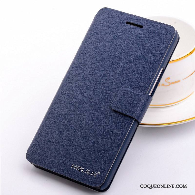 Samsung Galaxy Note 4 Housse Coque Bleu De Téléphone Étui En Cuir Téléphone Portable Étoile