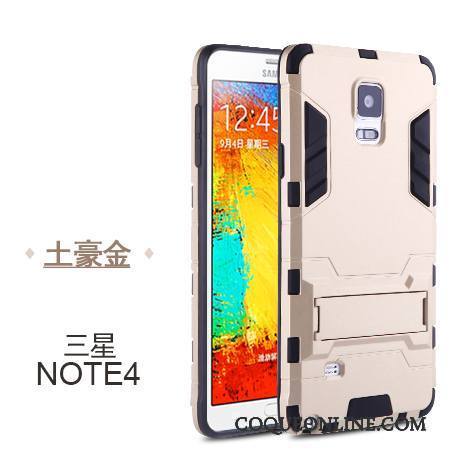 Samsung Galaxy Note 4 Incassable Étoile Coque Étui Simple Tendance Protection