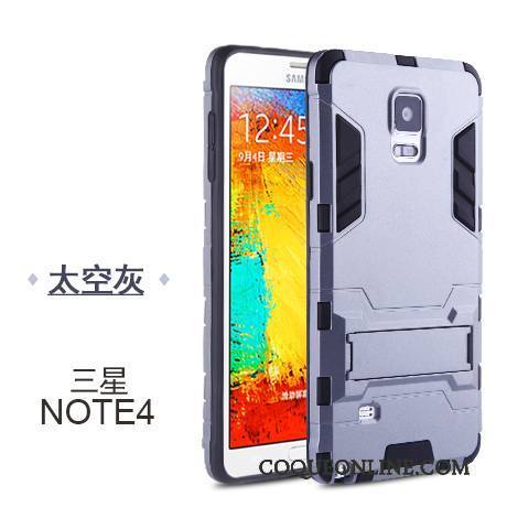 Samsung Galaxy Note 4 Incassable Étoile Coque Étui Simple Tendance Protection