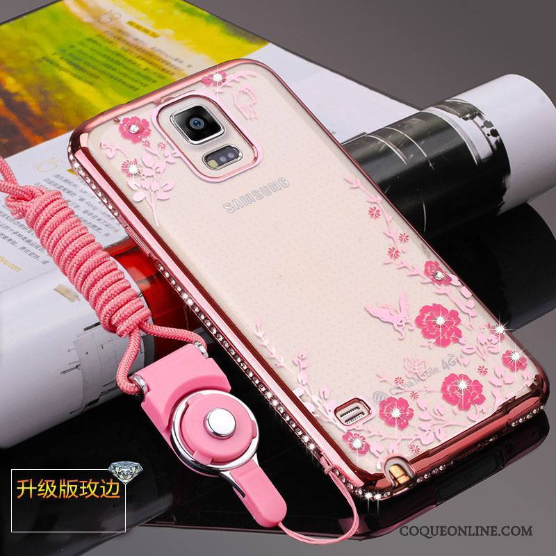 Samsung Galaxy Note 4 Tout Compris Coque De Téléphone Silicone Ornements Suspendus Fluide Doux Incassable Étoile
