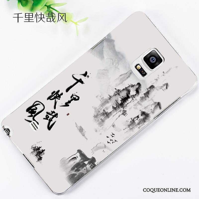 Samsung Galaxy Note 4 Étoile Délavé En Daim Vert Dessin Animé Étui Coque De Téléphone Gaufrage